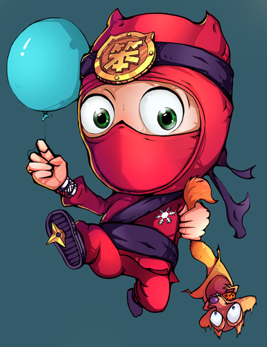 萌到不行的笨笨忍者