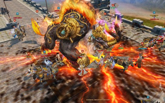 西楚霸王天火降临雷炎兽助长神威