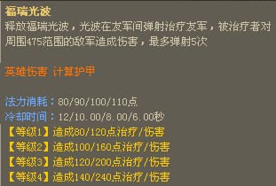 顾雍技能介绍