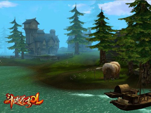 《斗破苍穹OL》实景截图—云岚山