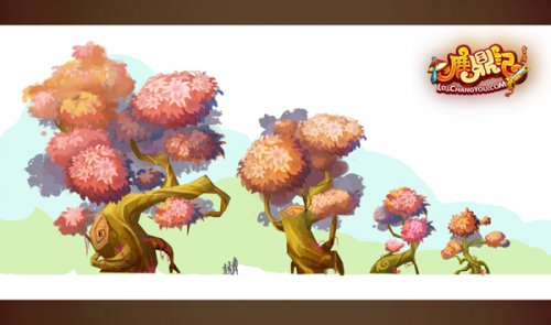 锡霍特山脉植物原画