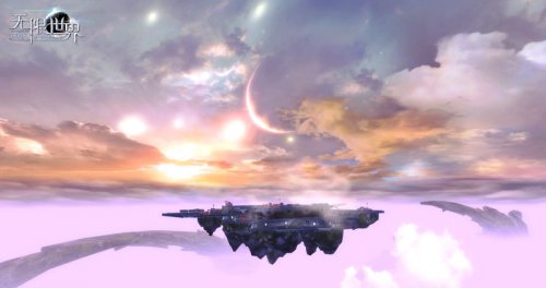 未来之光——充满星际科幻色彩的空中浮岛