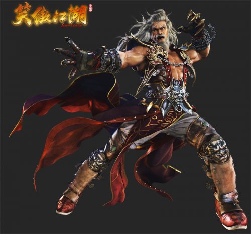 任我行的猛男造型,让我们对其它主角也充滿了期待