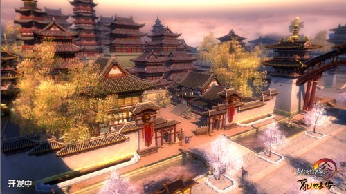 古韵十足的建筑场景