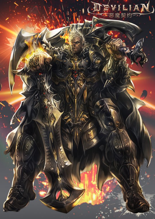 《恶魔契约》游戏原画