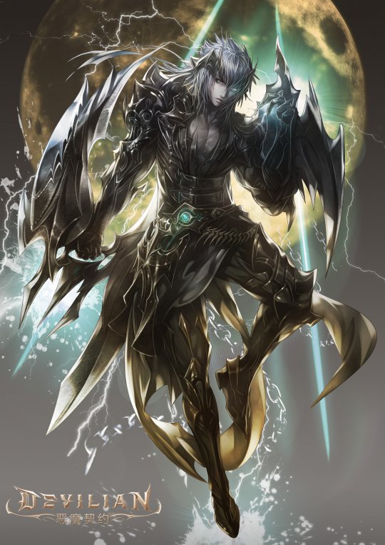 《恶魔契约》游戏原画