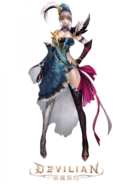 《恶魔契约》游戏原画