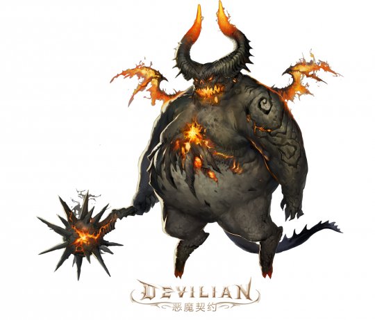 《恶魔契约》游戏原画