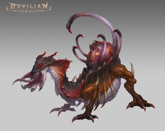 《恶魔契约》游戏原画