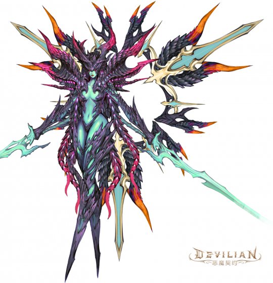 《恶魔契约》游戏原画