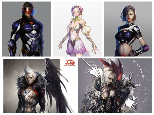 《天炼》游戏原画