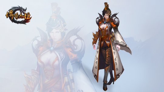 《传奇永恒》初级女性道士职业套装