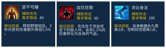 强化防御类天赋技能