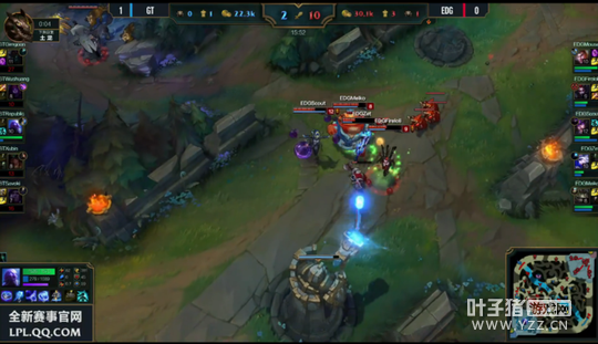 LPL������10�յ�һ����2�֣�GT�Լ�ʧ�� EDG���һ��