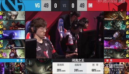 LPL3��4�յ�һ����1�֣�VG�������� IM���̳ɹ�