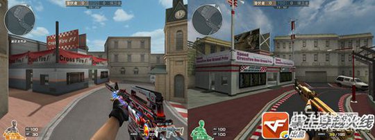 CF10月版本优化地图 新旧赛车之城对比
