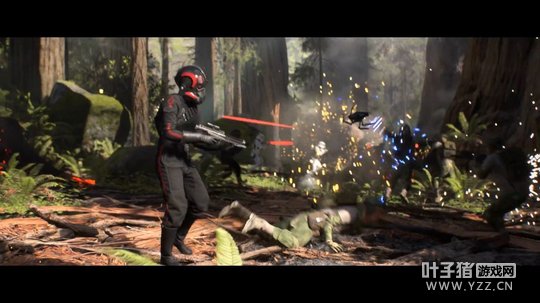 Screens from Star Wars Battlefront 2 trailer.