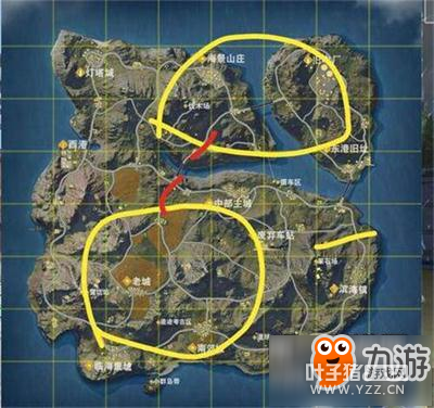 【荒野教学】荒野行动军事封桥守点 堵桥技