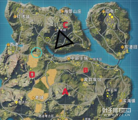 荒野行动单人降落点选择攻略 单人降落点怎