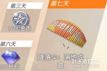 荒野行动签到7天没有发降落伞 签到7天降落