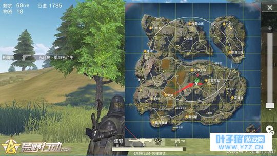 荒野行动:仅靠一把重机枪何如发家致富?由