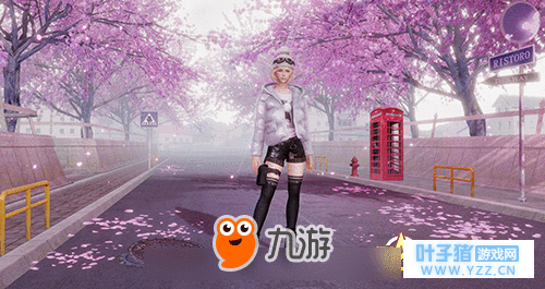 《荒野行动》全新粉色景致 樱花主题大厅来