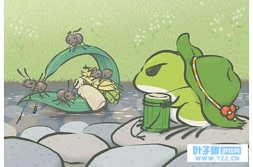 图解苹果版《旅行青蛙》的基础玩法