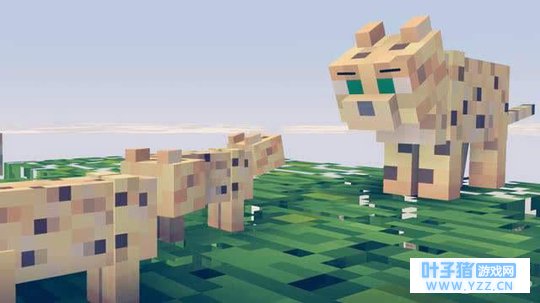 我的世界生存的同时不忘吸一吸猫