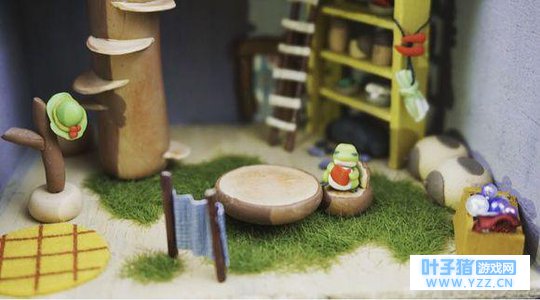 《旅行青蛙》给崽崽做的小小窝,还原场景,
