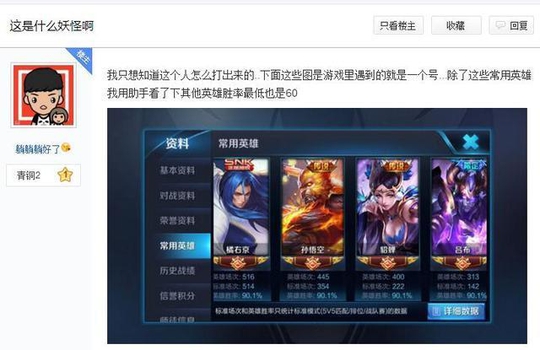 王者荣耀玩家放出路人战绩,网友:5000多盘