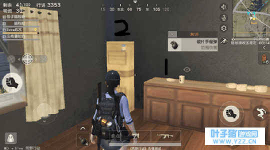 荒野行动: 房区作弊级操作卡视野技巧, 让你