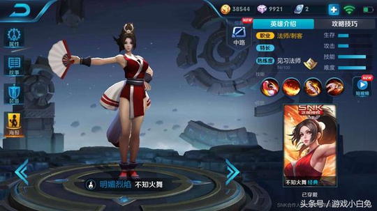 王者荣耀:才知道不知火舞有这么好看的皮肤