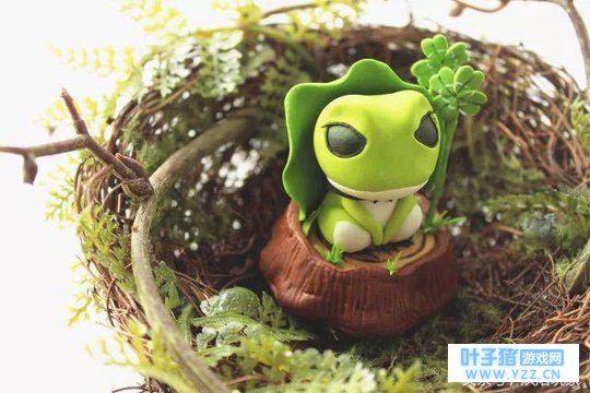 超萌的佛系蛙蛙 你在家等蛙 而我蛙在家等我