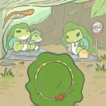 旅行青蛙漫画《拇指姑娘》