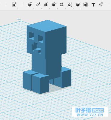 3D打印机制作《我的世界》苦力怕(creeper