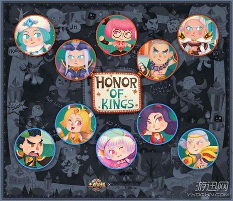 大神绘制Q版《王者荣耀》峡谷 达摩大叔变年