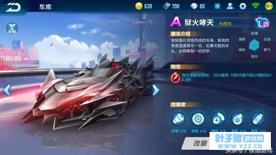 QQ飞车手游狗年限定A车狱火哮天强度分析