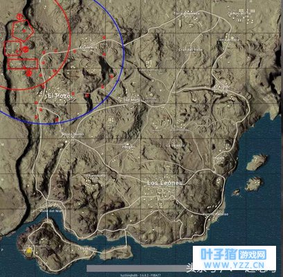 绝地求生沙漠打野就是穷?左上角的遗迹让你