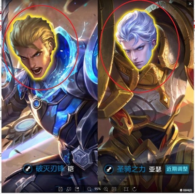 王者荣耀撞脸大合集? 光看面相这十位英雄