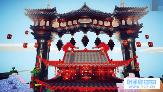 《我的世界》古风建筑很难?一分钟让你的世