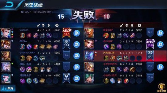 王者荣耀玩家近8000多场最高钻石 进游戏喷