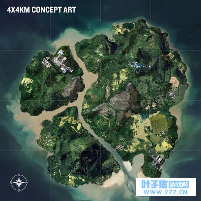 吃鸡玩家自制雪天地图细节媲美官方 天气系