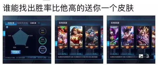 王者荣耀:路人炫耀胜率竟炸出数位大佬,14