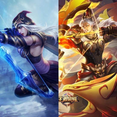 王者荣耀:盘点王者与LOL相似度极高的英雄