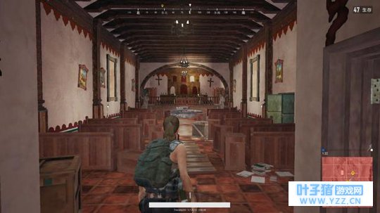 《全军出击》的教堂很人性化,《刺激战场》