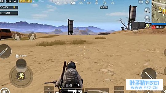 刺激战场:沙漠图首选跳伞点,人少物资好,