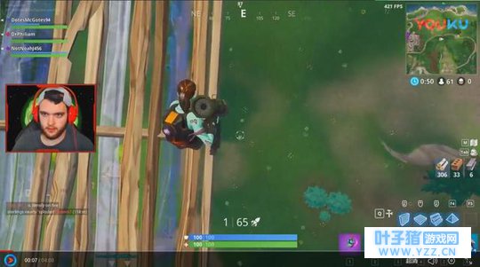 城会玩!《堡垒之夜》玩家用遥控导弹飞越整