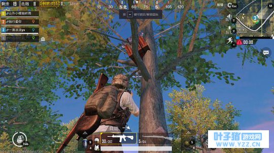 绝地求生刺激战场:当空投落在树上时该怎么