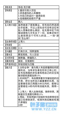 【第五人格脑洞创意大赛】商人韦伯克尔顿