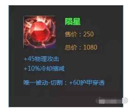 王者荣耀: 有哪些装备经常只合成到一半?